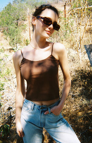 Brown Skylar Tank Top image number 1