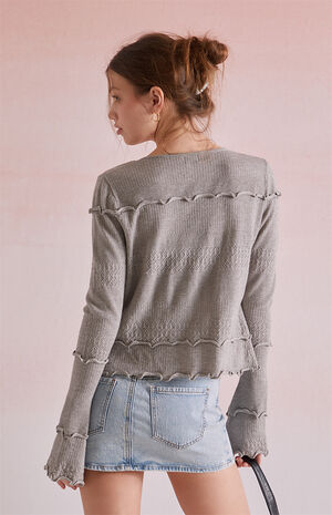 Josie Ruffle Cardigan image number 3