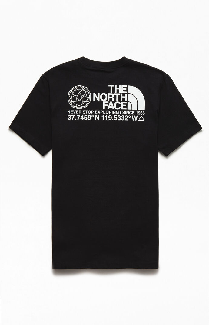 Black Coordinates Short Sleeve T-Shirt