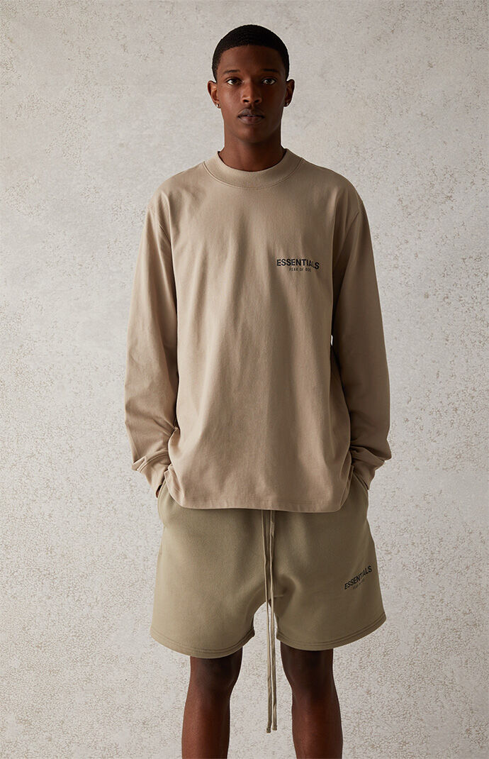 essentials brown long sleeve