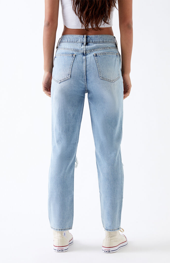 Open Blue Mom Jeans