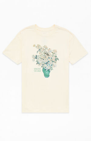 Kids Van Gogh Vase T-Shirt image number 1