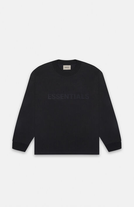 Essentials Black Long Sleeve T-Shirt