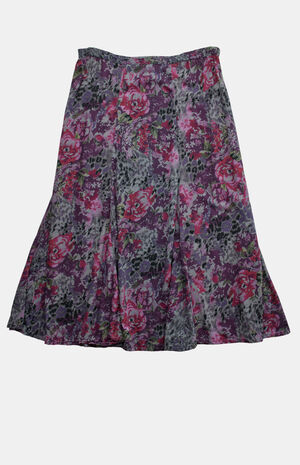 90s Floral Midi Skirt image number 2