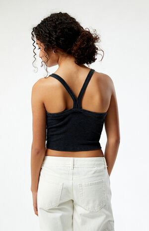 Sasha Ribbed V-Neck Tank Top image number 3