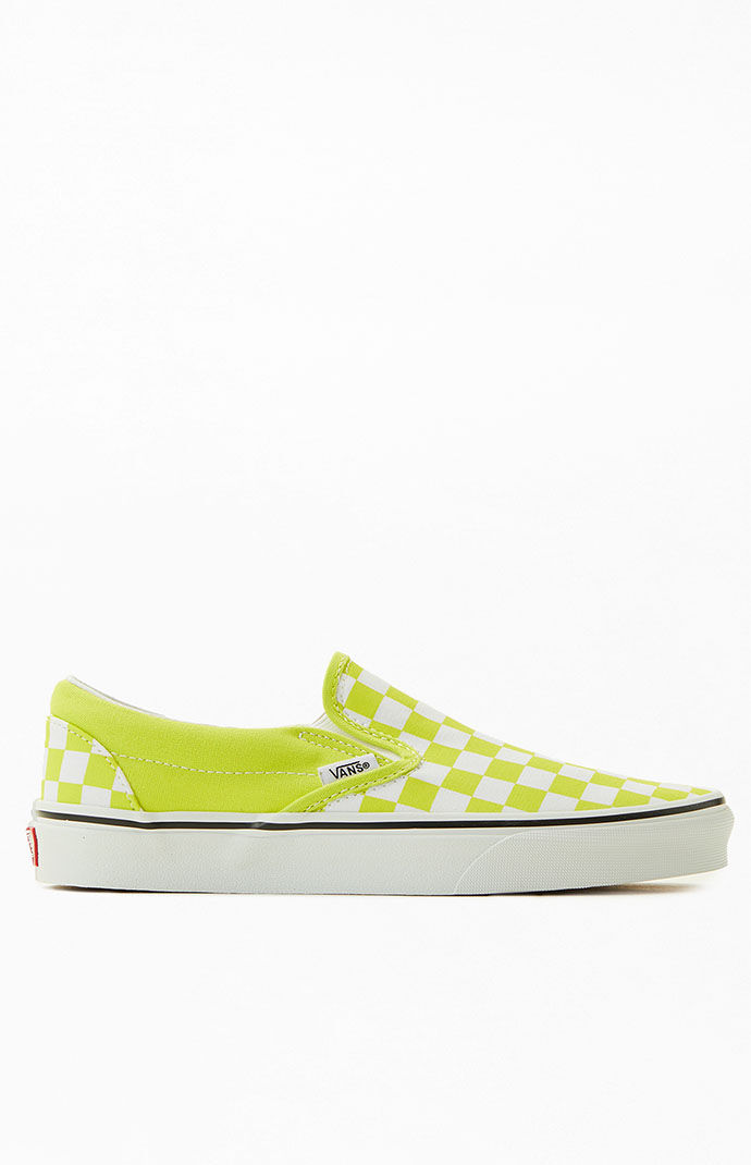 Vibrant yellow online slip on vans