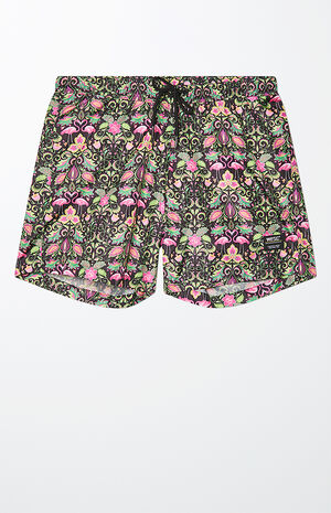 Zack Flamingo Go Wild Swim Trunks image number 1