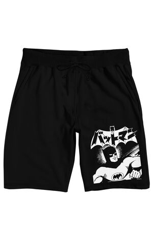 Batmanga Batman Manga Art Sweat Shorts image number 1