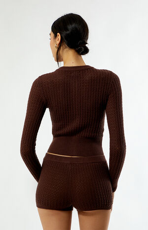 Claudette Knit Micro Shorts image number 4