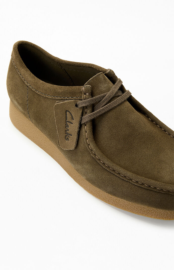 Clarks Olive Wallabee Evo Low Shoes | PacSun