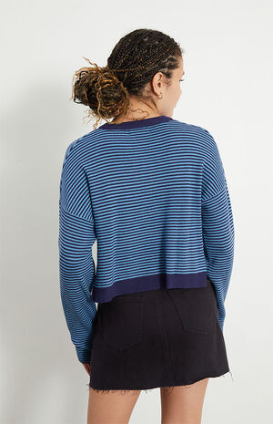 Side Split Crew Neck Sweater image number 4