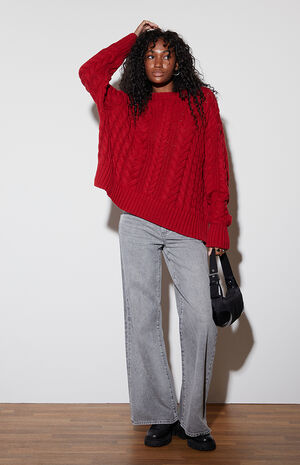 Rory Cable Knit Sweater image number 4