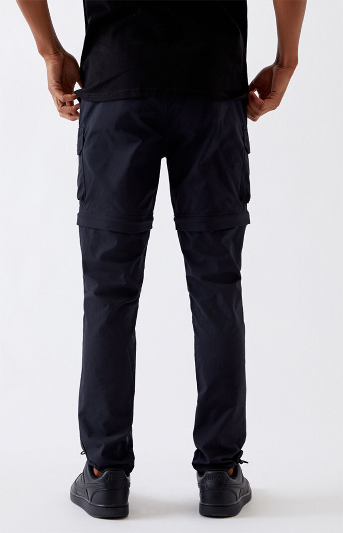 pacsun black zipper pants