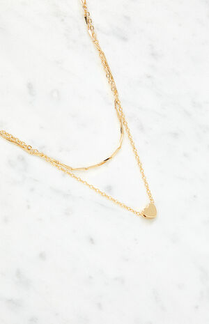 Heart Layered Necklace image number 4