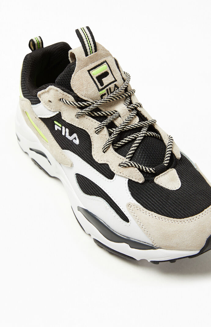 Black Multi Ray Tracer Sneakers
