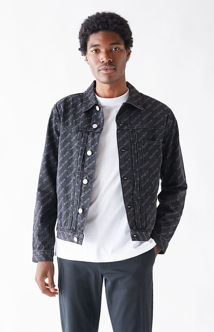 Pacsun top jean jacket