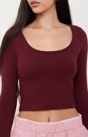 Molly Scoop Long Sleeve Top image number 2