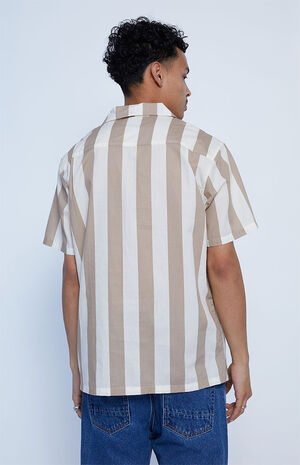Tan Stripe Resort Shirt image number 4