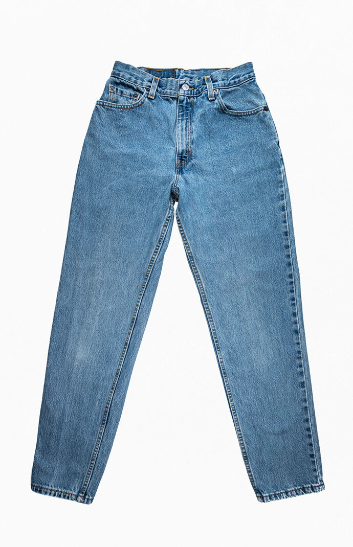 Medium Wash '90s High Waisted Jeans 