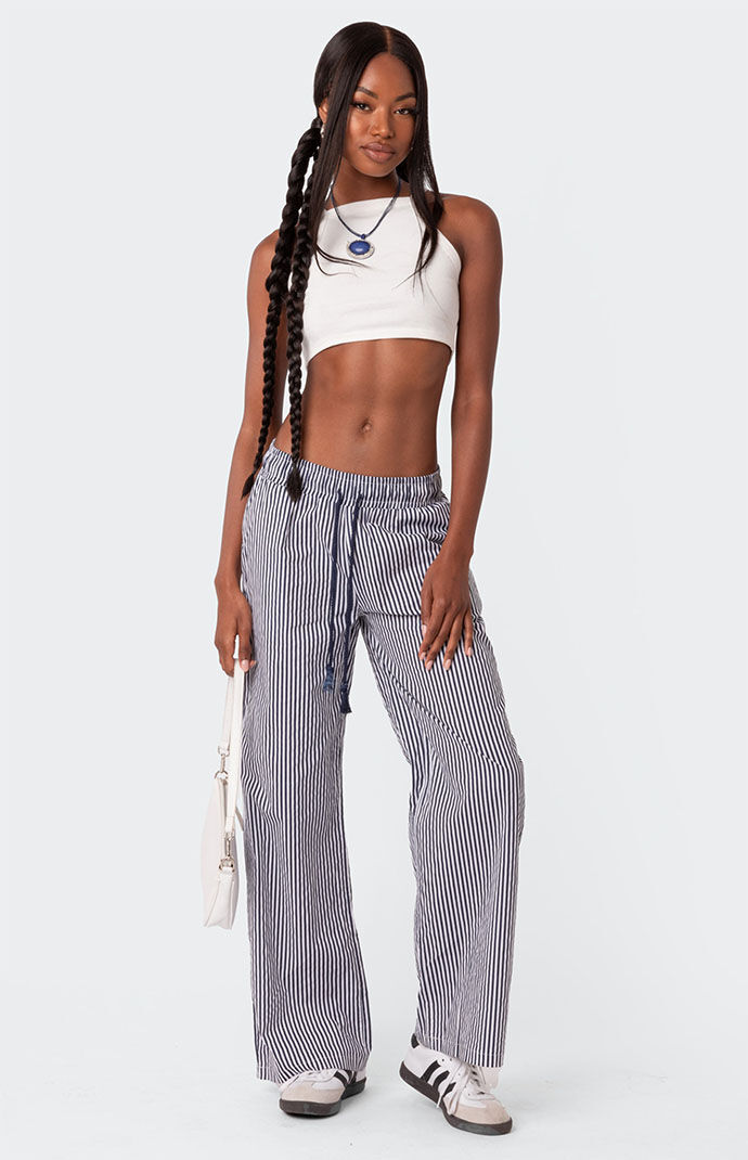 Pacsun black and deals white striped pants
