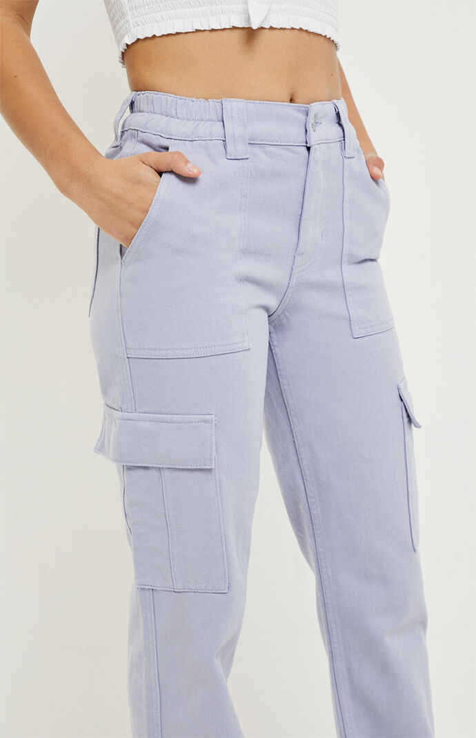 straight cargo trousers