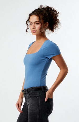 Alex Square Neck Bodysuit image number 3