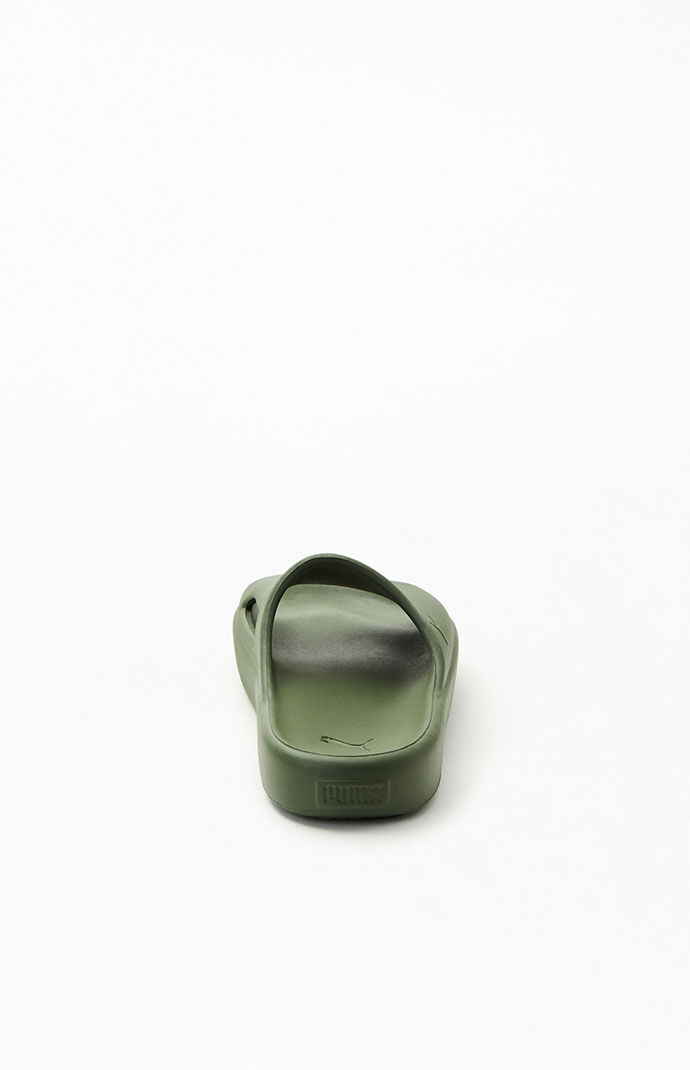 Puma Women s Olive Shibui Cat Slide Sandals PacSun