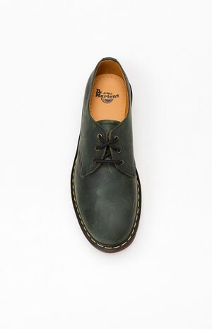 Green 1461 Crazy Horse Leather Shoes image number 5