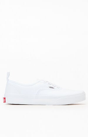 Kids White Authentic Elastic Lace Shoes image number 1