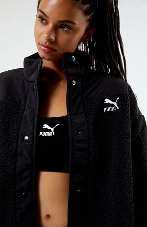 Black Classics Sherpa Jacket image number 2