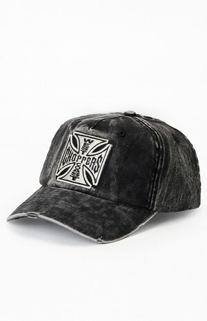 Mechanic Distressed Snapback Hat image number 5