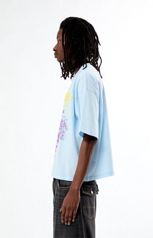 Purple Cropped Boxy T-Shirt image number 3