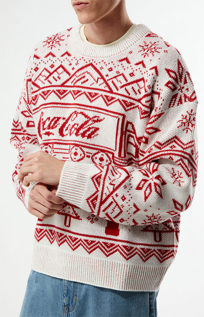 Coca Cola By Pacsun Season Crew Neck Sweater