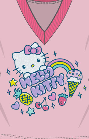 Hello Kitty Sweet Treats V-Neck T-Shirt image number 4