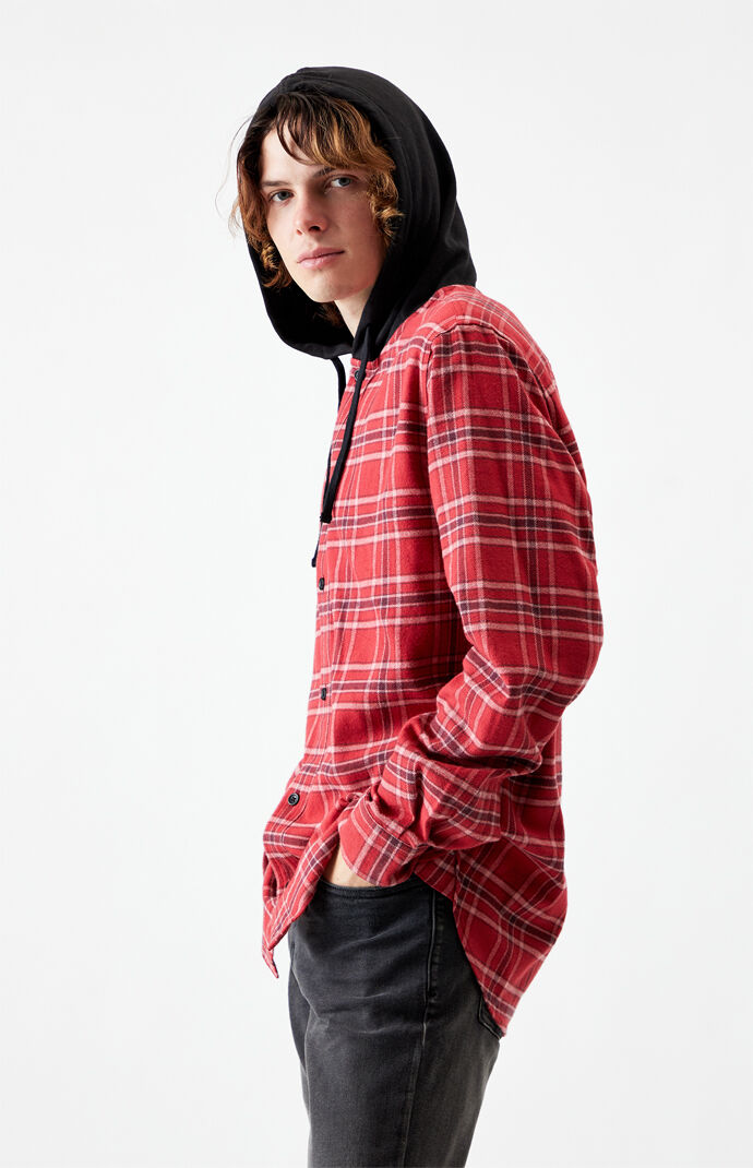 Pacsun online flannel hooded