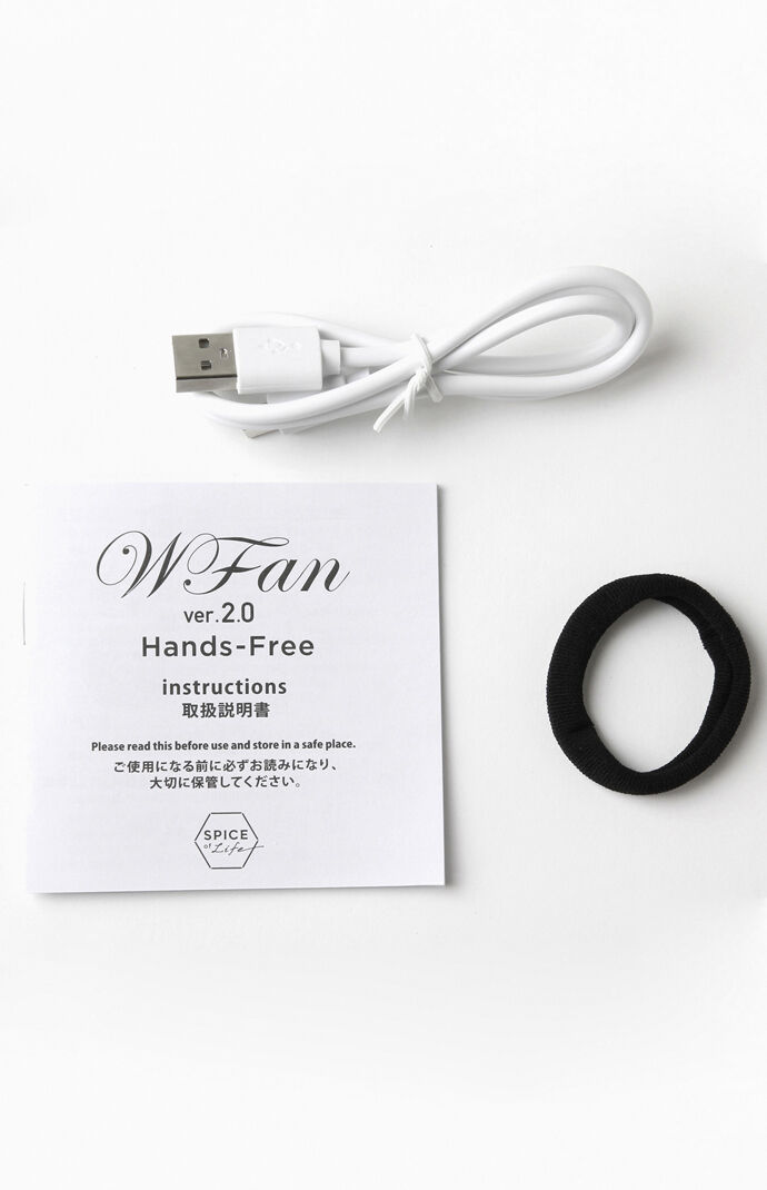 Black Hands-Free Fan