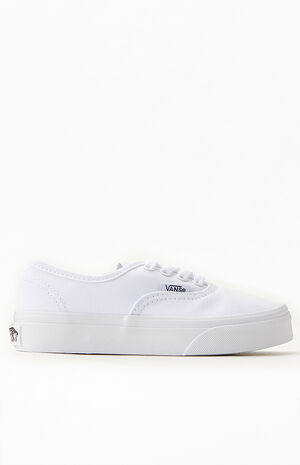 Kids White Authentic Shoes image number 2
