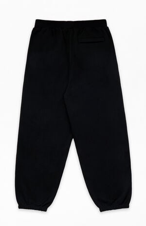 Black Classic Logo Sweatpants image number 2