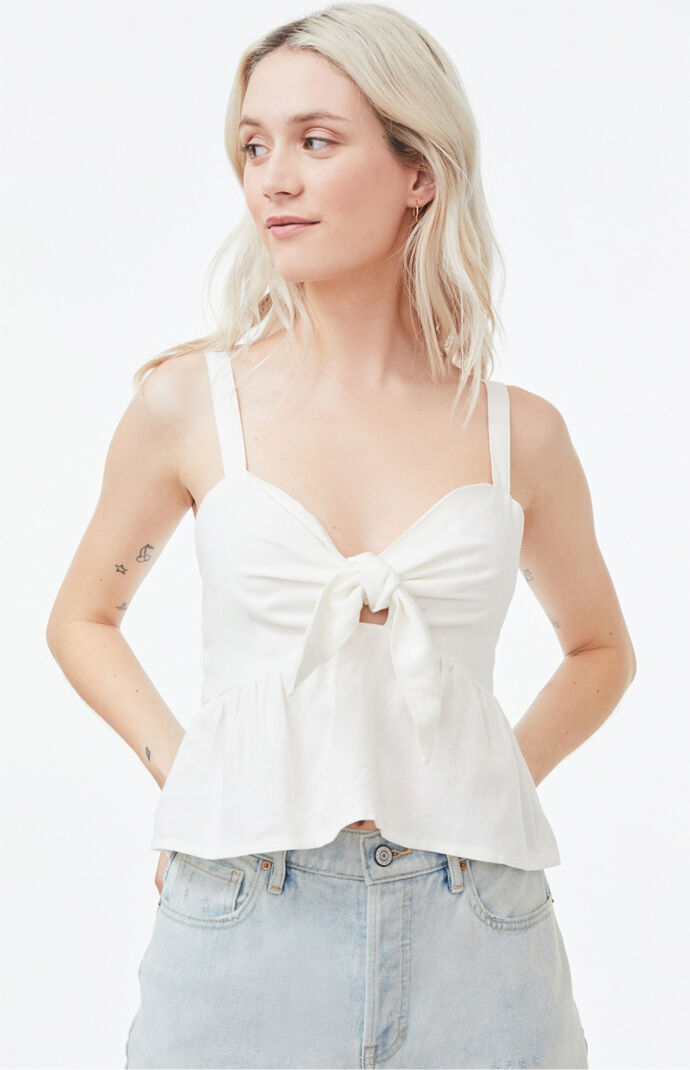 Bella Tie Front Top