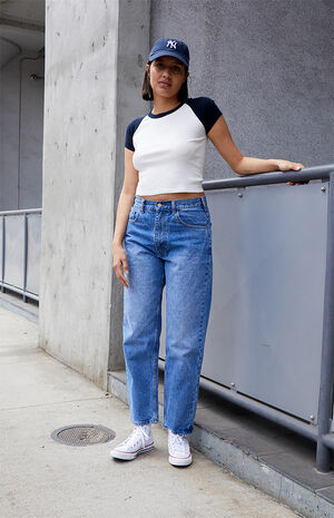 White & Black Bella Colorblock T-Shirt image number 4