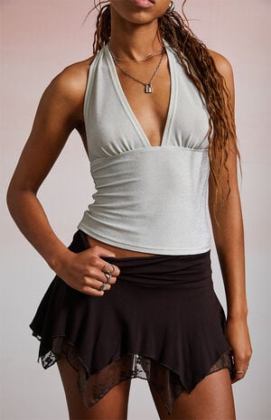 Gina Shine Halter Top image number 2