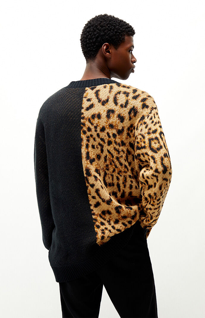 PacSun Split Leopard Cardigan PacSun