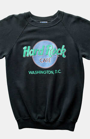 90s Hard Rock Cafe DC Crew Neck Sweatshirt image number 3