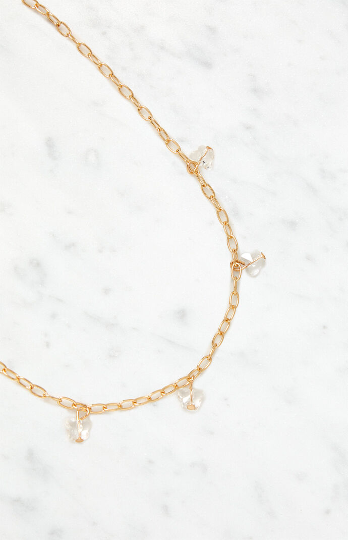Clear Butterfly Necklace