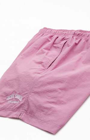 Pacsun Orchid Collegiate Swim Trunks PacSun