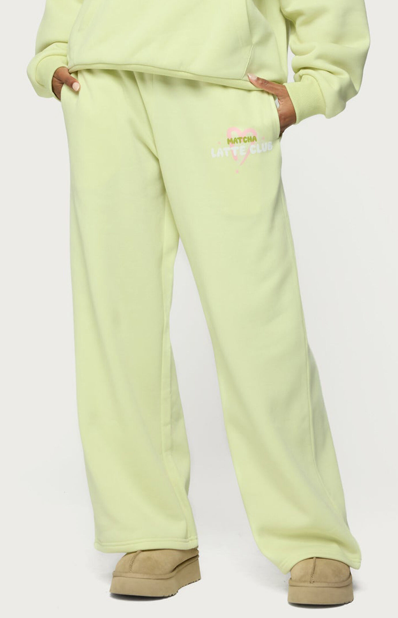 Edikted Matcha Lover Straight Leg