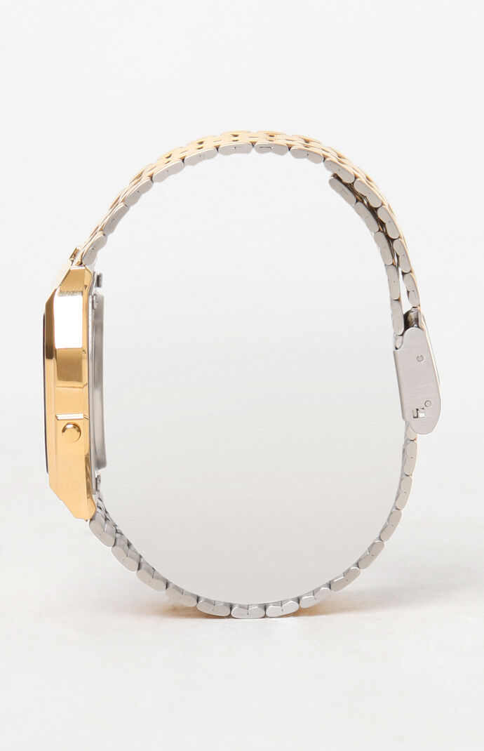 Classic Digi Vintage Gold & Black Watch