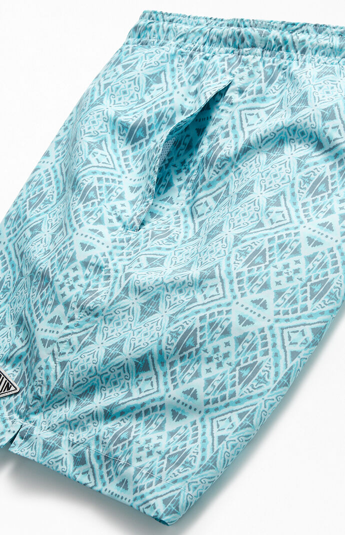 Blue Vert 17" Swim Trunks