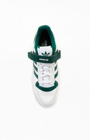 White & Green Forum Low Shoes image number 4