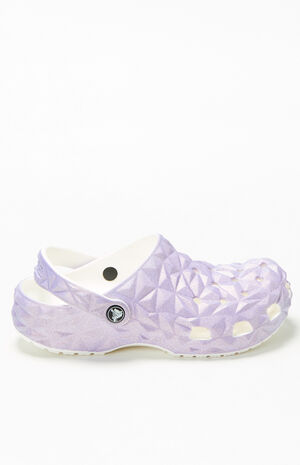 Kids Iridescent Geometric Classic Clogs image number 1